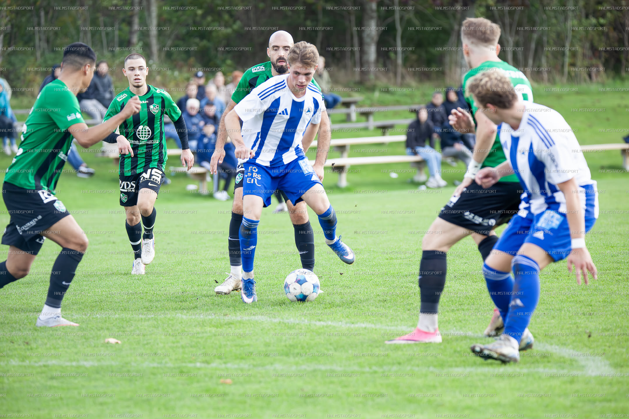 IF Centern - Högaborgs BK · Foto: Halmstadsport