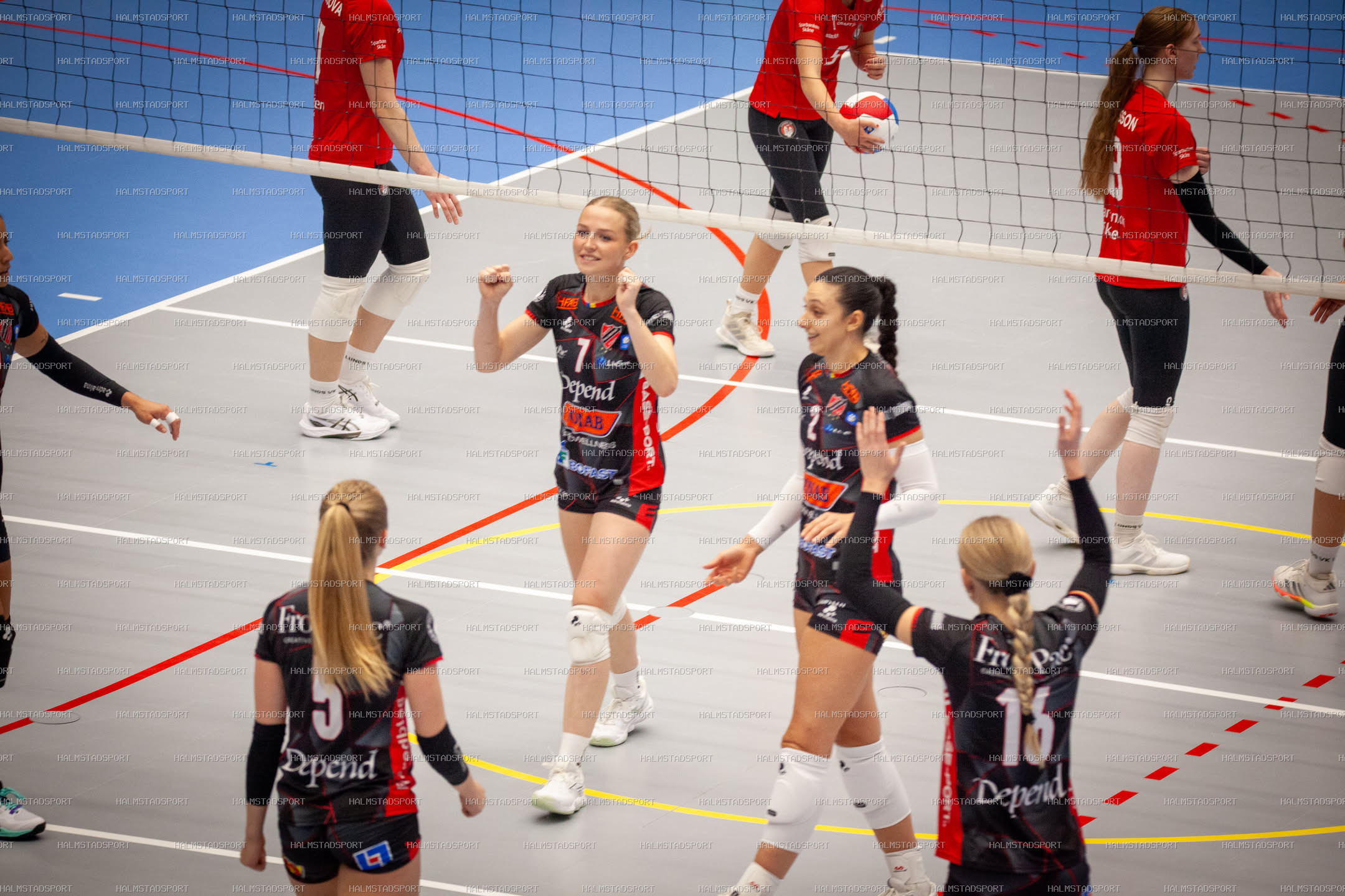 Hylte / Halmstad - Lunds VS Dam · Foto: Halmstadsport