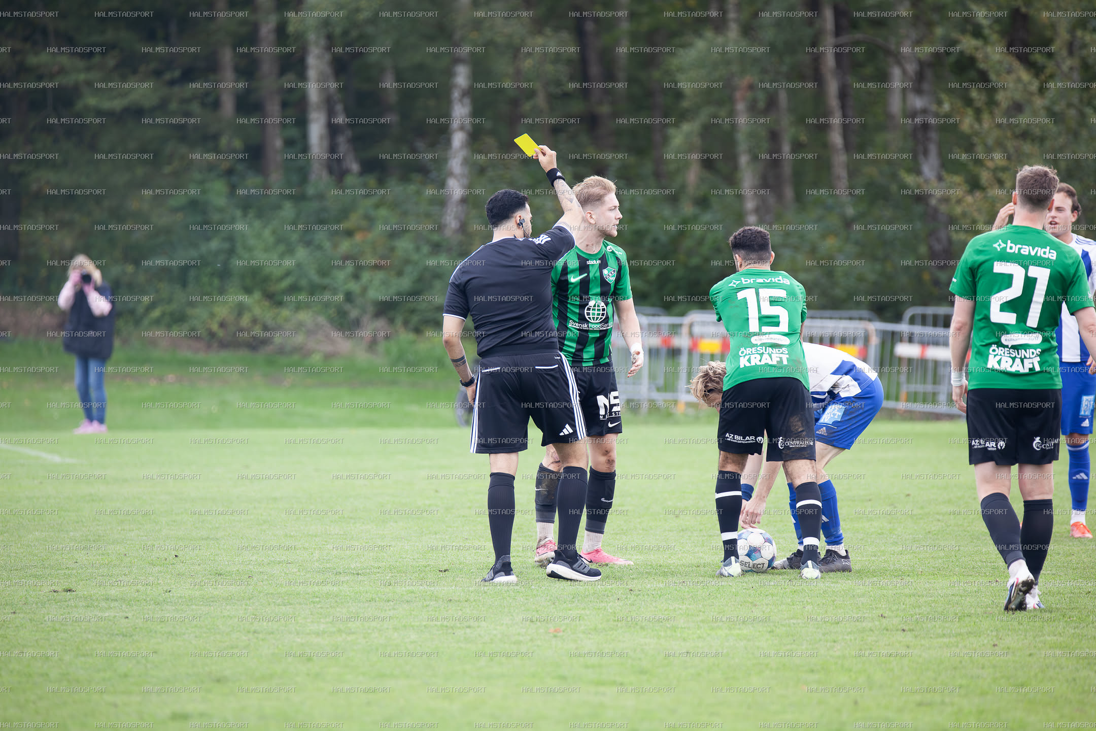 IF Centern - Högaborgs BK · Foto: Halmstadsport