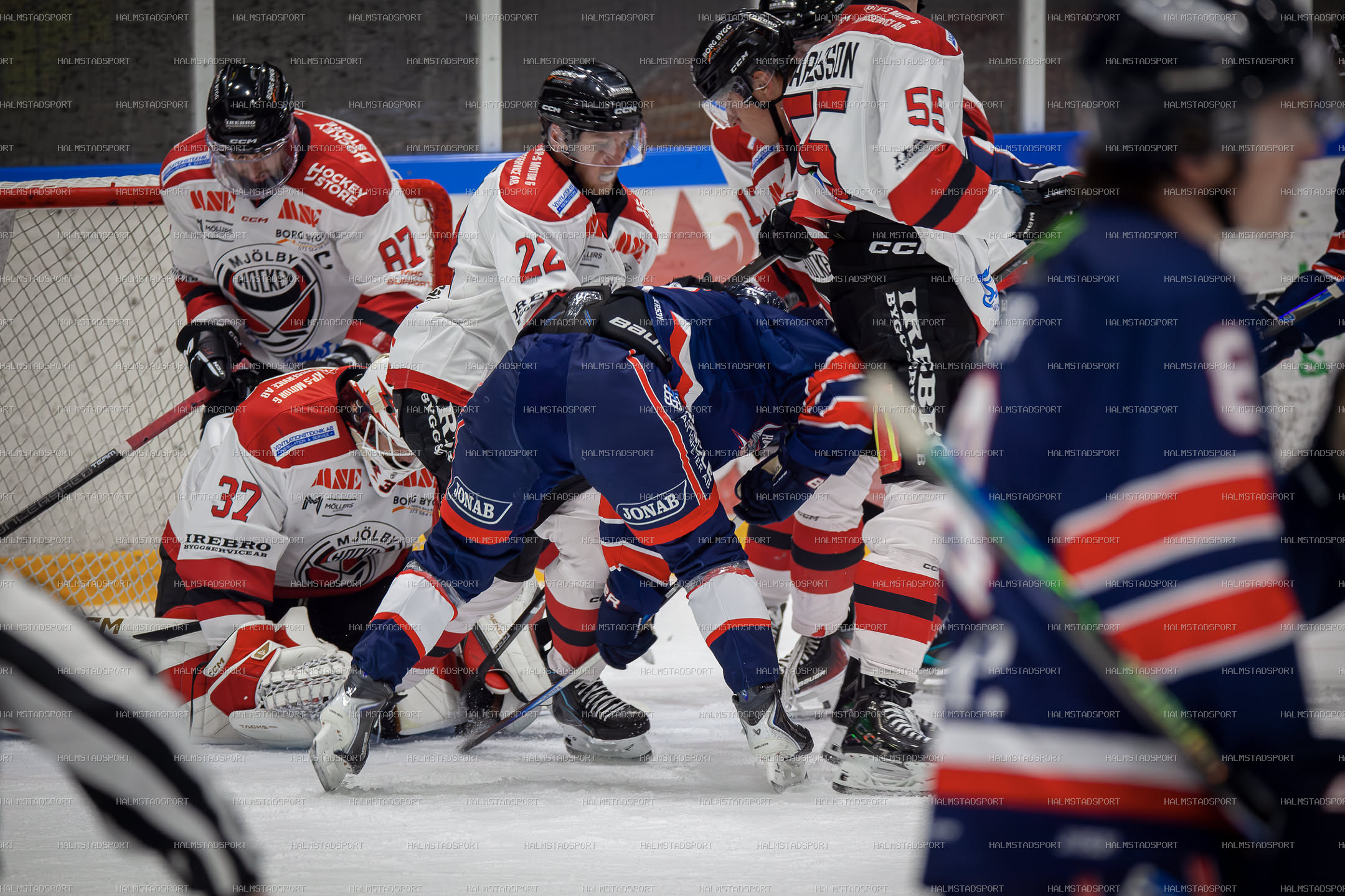Halmstad Hammers - Mjölby HC · Foto: Halmstadsport