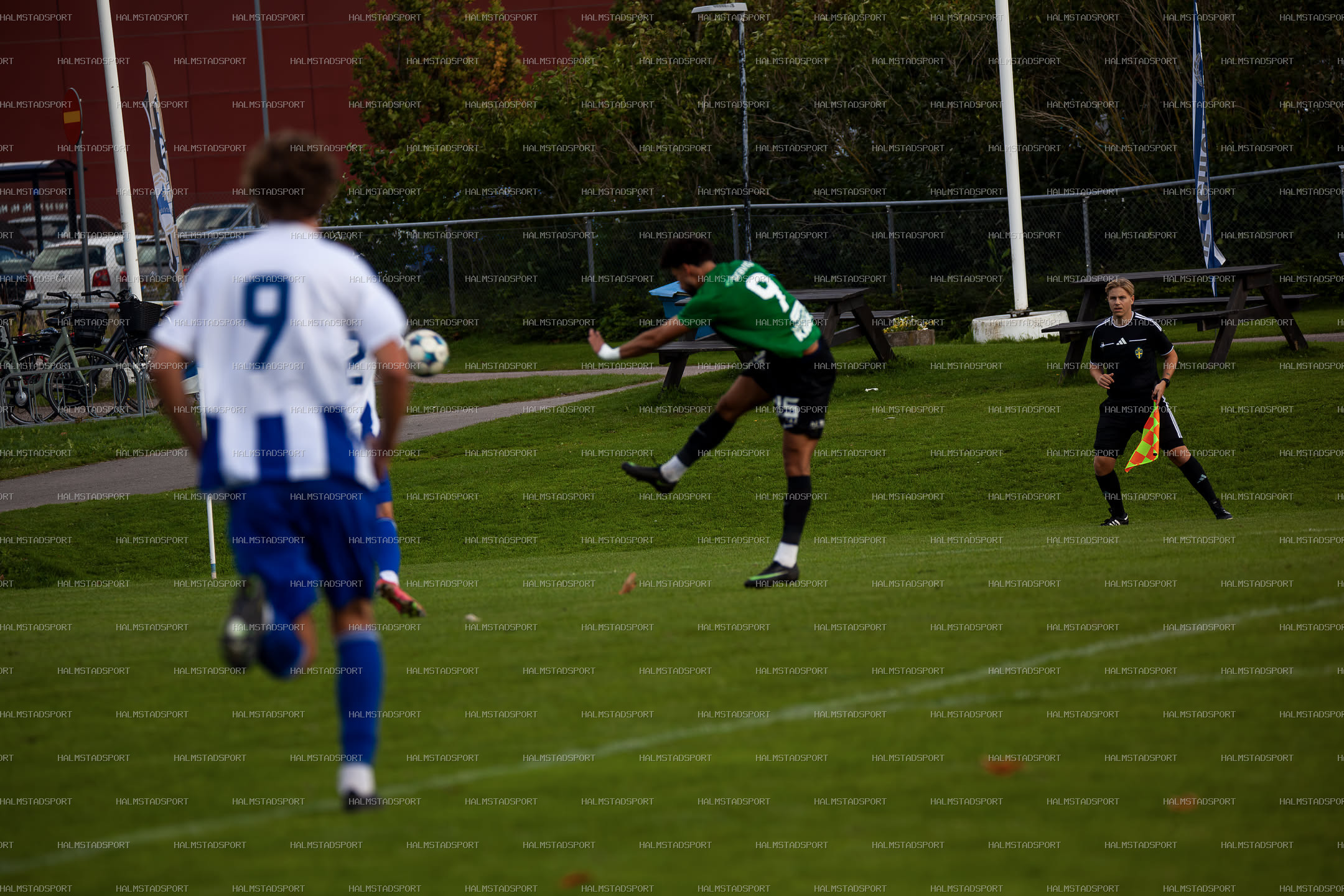 IF Centern - Högaborgs BK · Foto: Halmstadsport