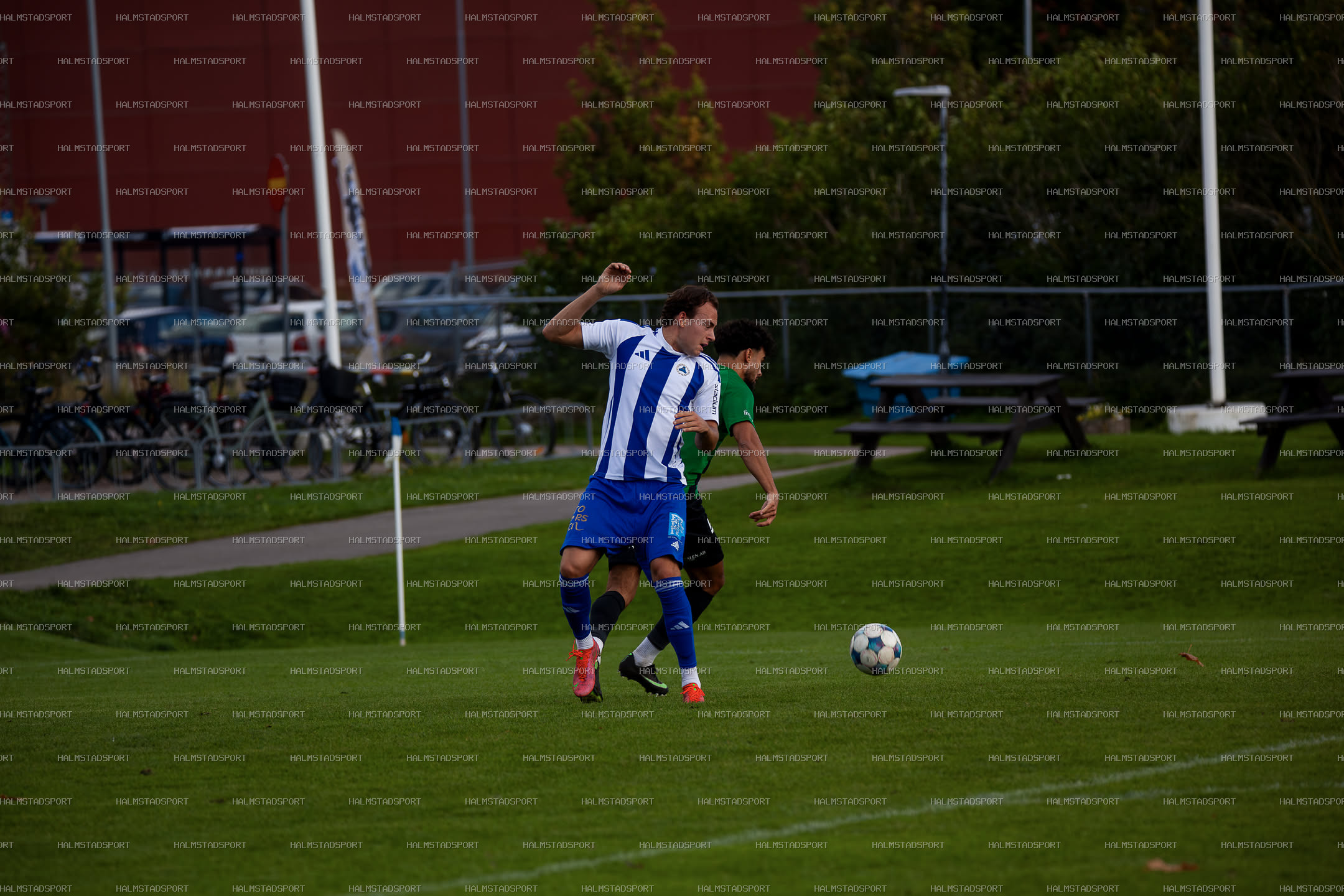 IF Centern - Högaborgs BK · Foto: Halmstadsport