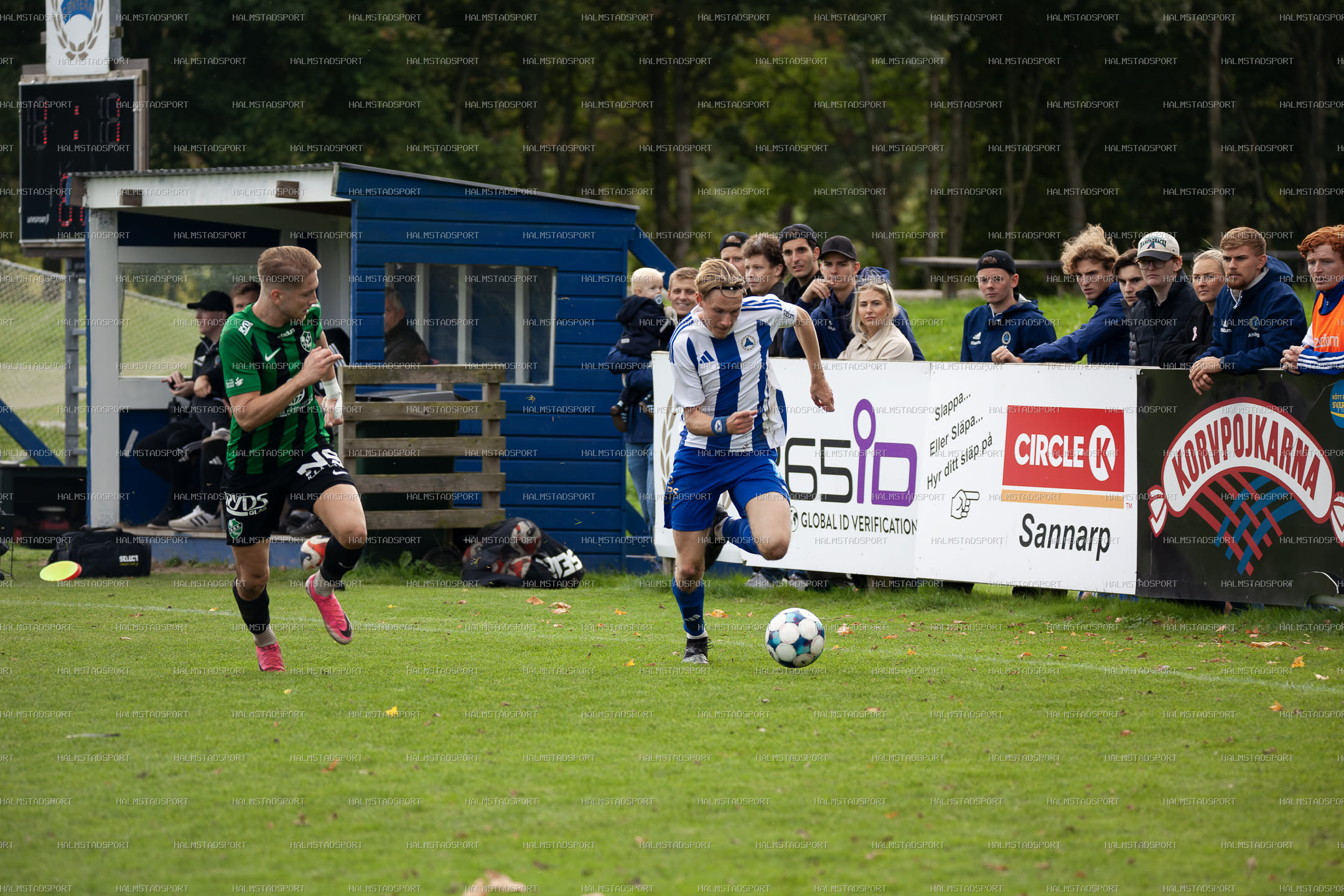 IF Centern - Högaborgs BK · Foto: Halmstadsport