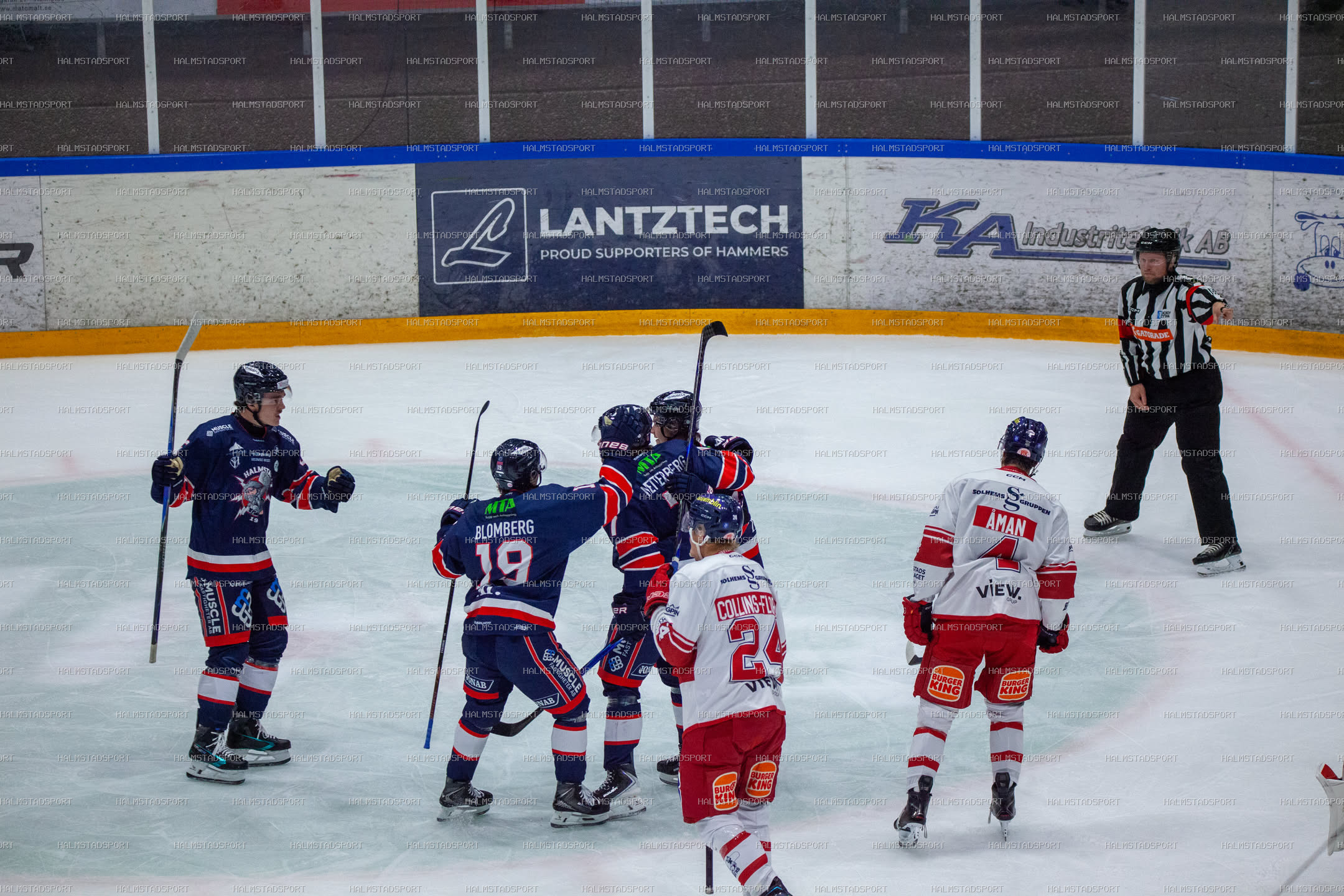 Halmstad Hammers - Västerviks IK · Foto: Halmstadsport