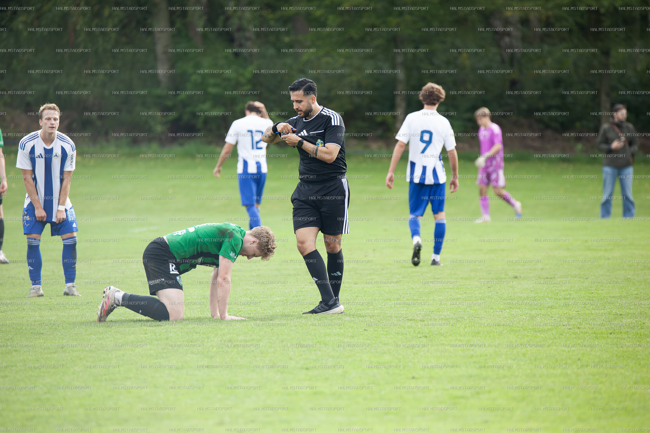 IF Centern - Högaborgs BK · Foto: Halmstadsport