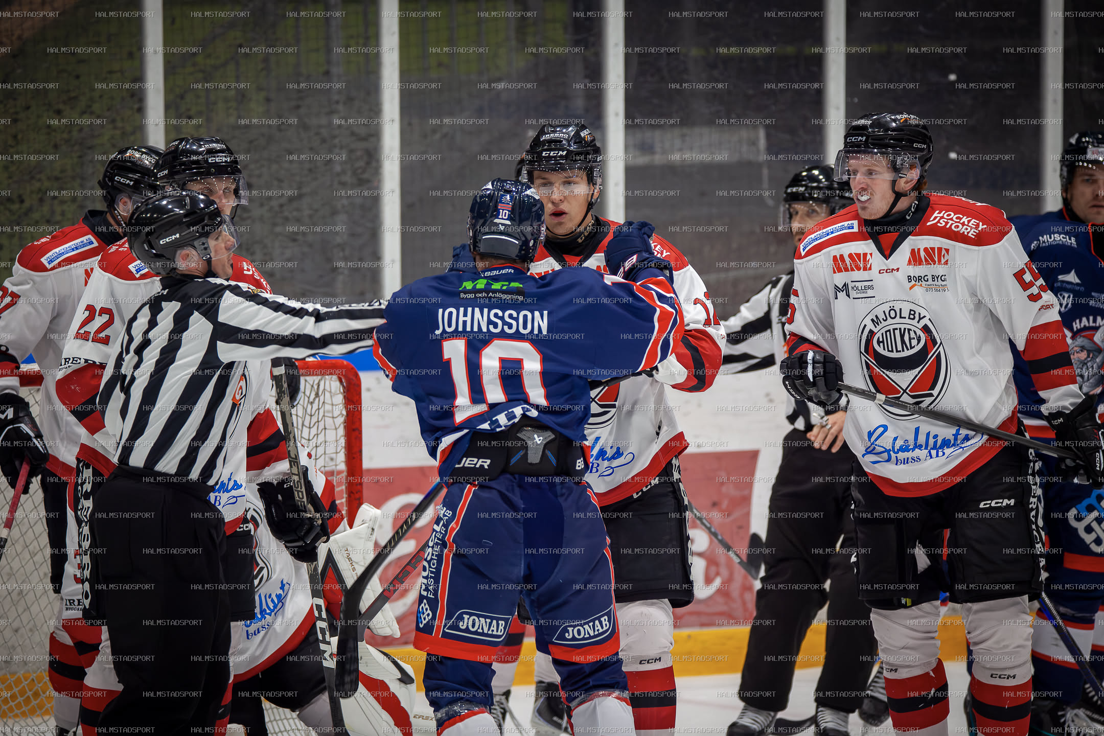 Halmstad Hammers - Mjölby HC · Foto: Halmstadsport