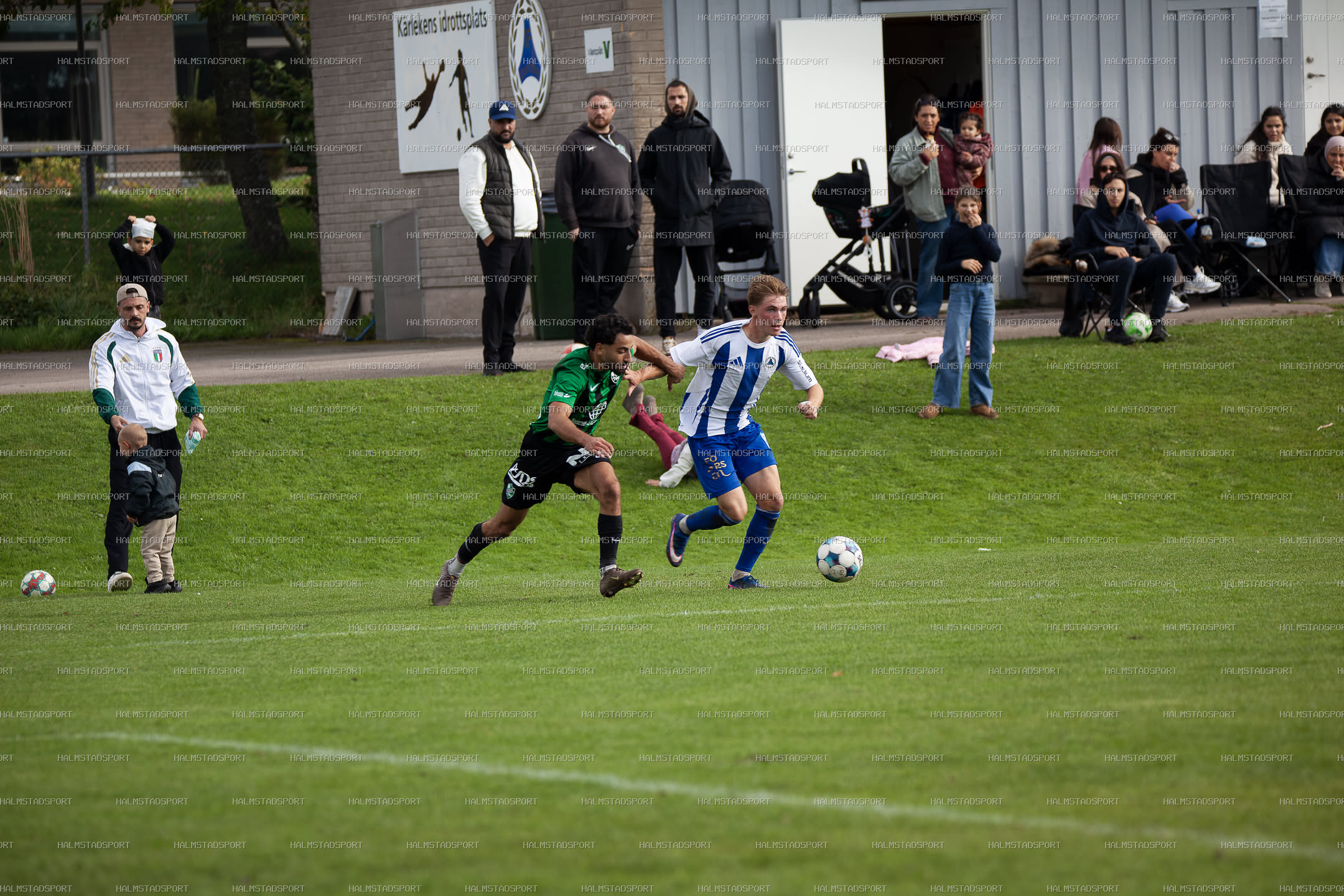 IF Centern - Högaborgs BK · Foto: Halmstadsport