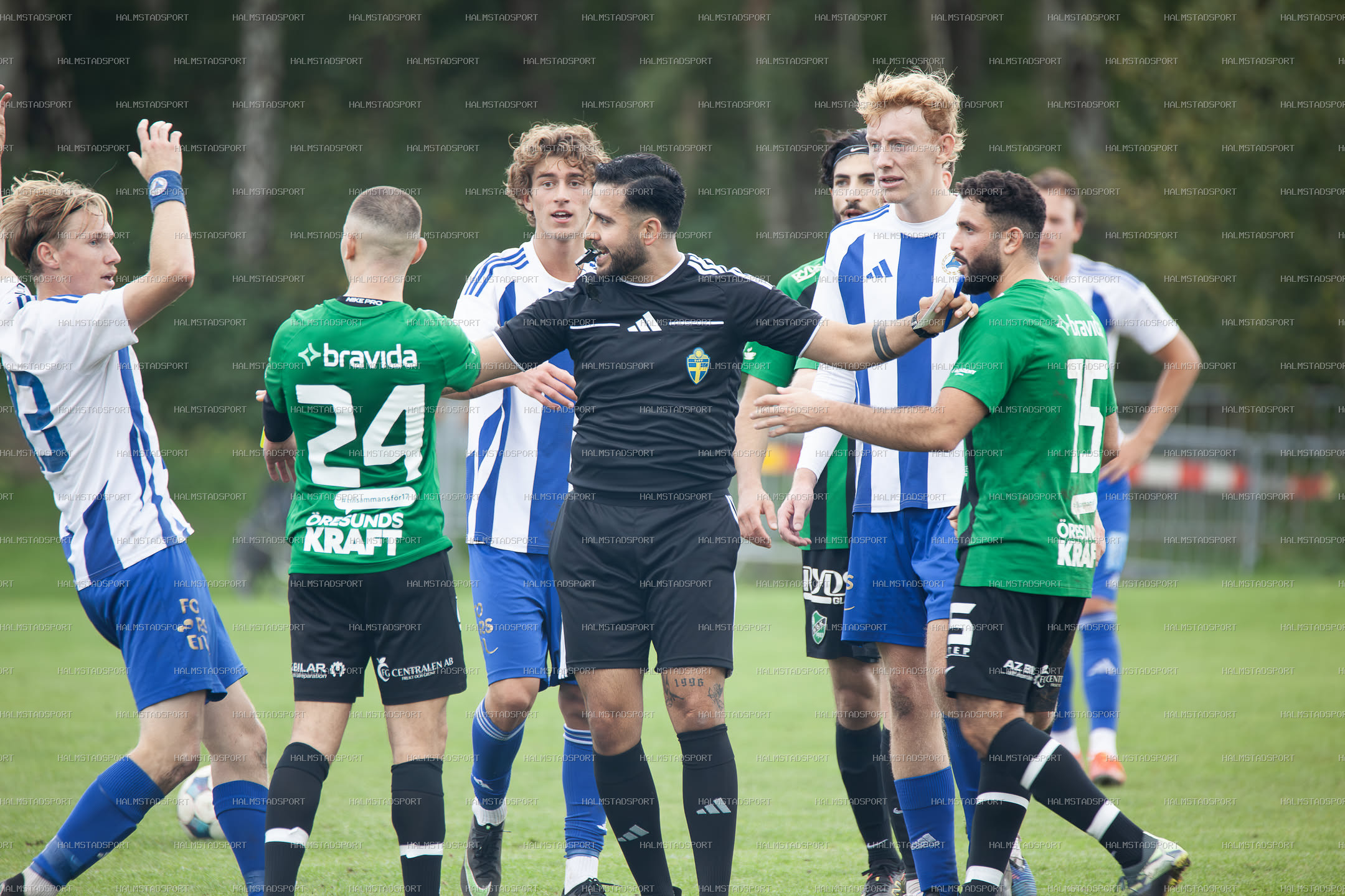 IF Centern - Högaborgs BK · Foto: Halmstadsport