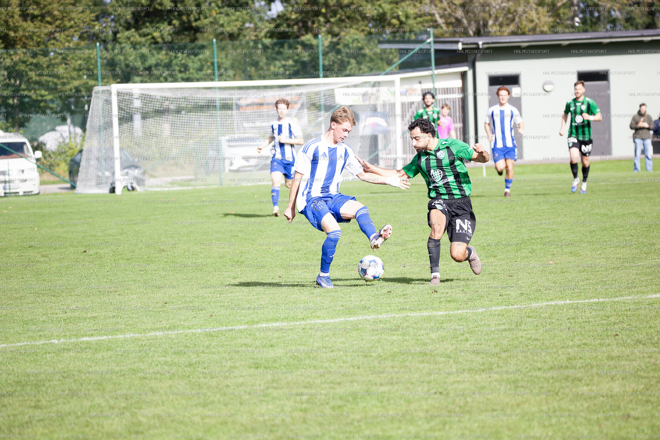 IF Centern - Högaborgs BK · Foto: Halmstadsport