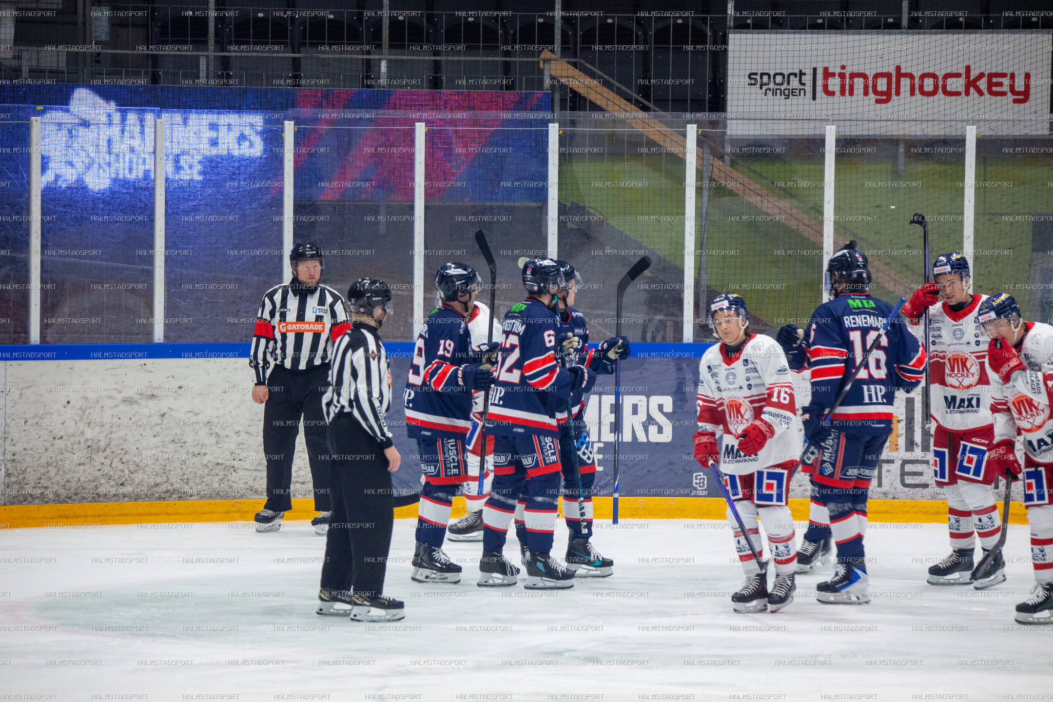 Halmstad Hammers - Västerviks IK · Foto: Halmstadsport