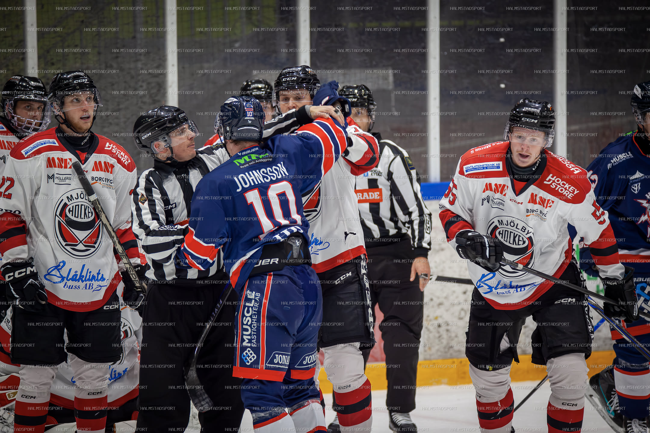 Halmstad Hammers - Mjölby HC · Foto: Halmstadsport