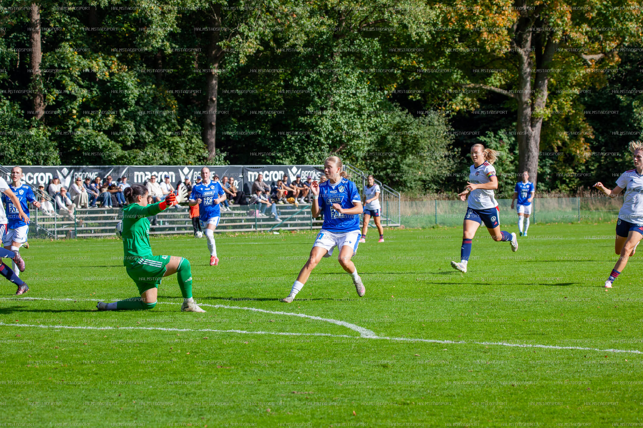 HBK - FC Rosengård · Foto: Halmstadsport