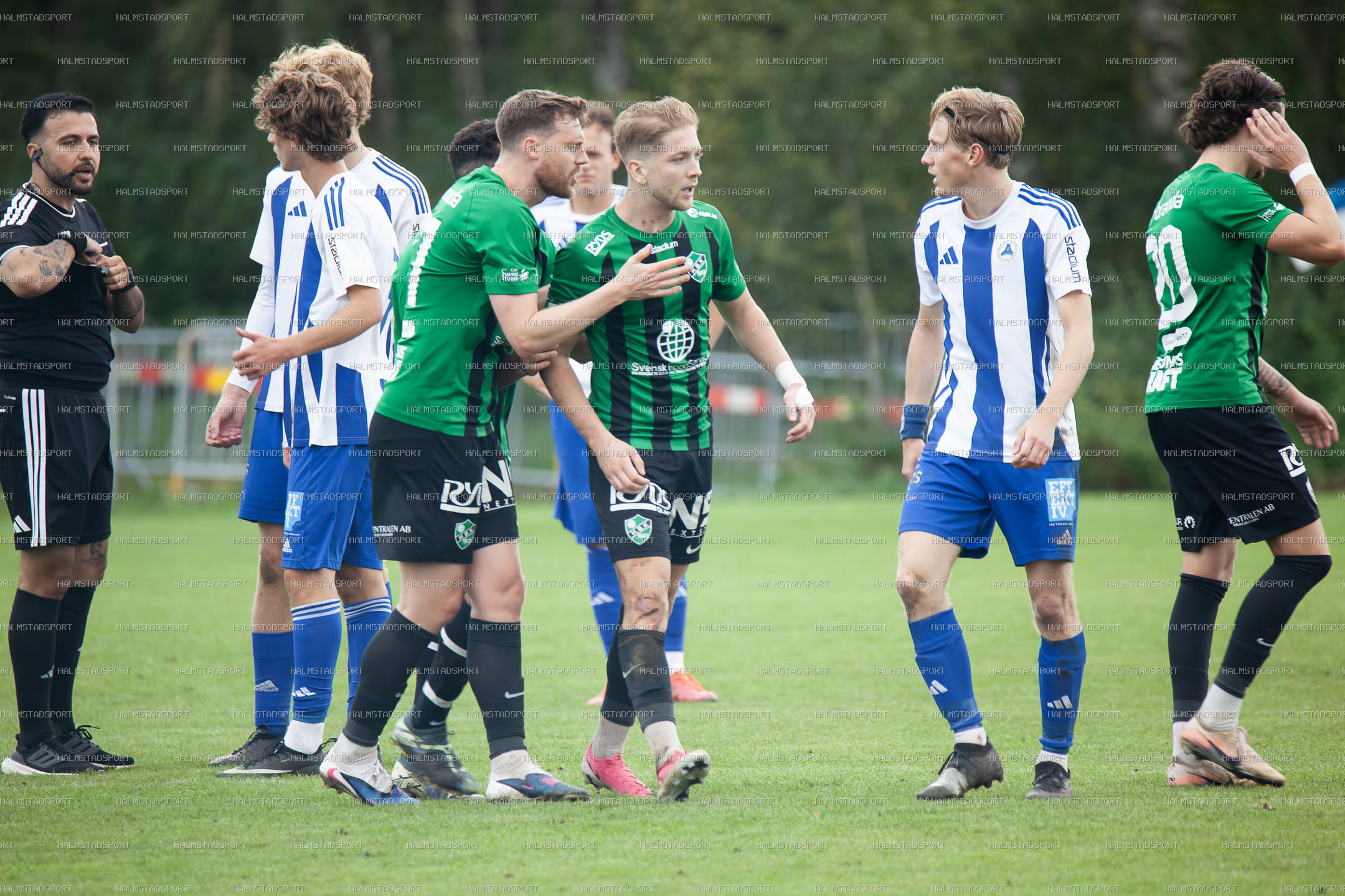 IF Centern - Högaborgs BK · Foto: Halmstadsport