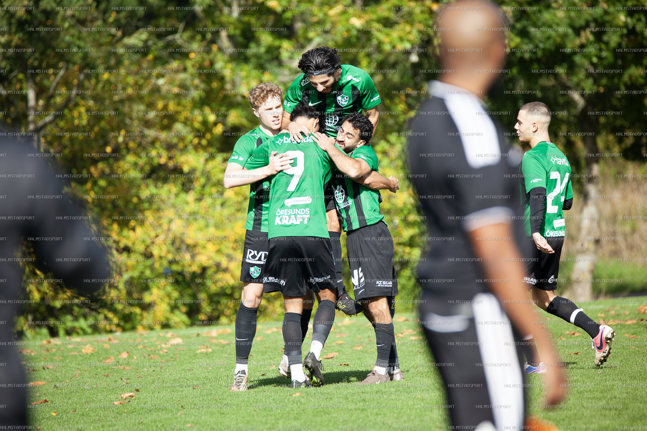 IF Centern - Högaborgs BK · Foto: Halmstadsport