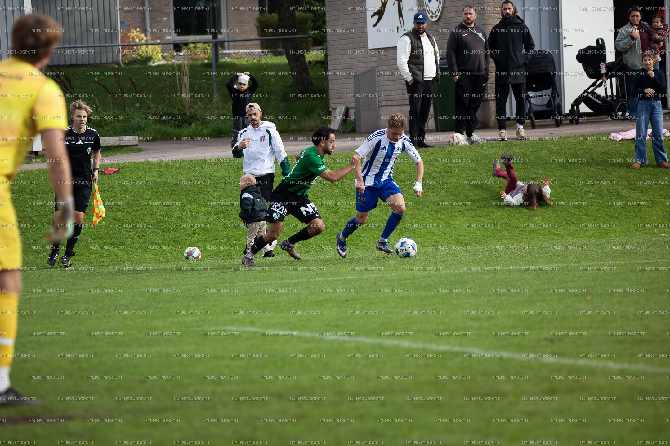 IF Centern - Högaborgs BK · Foto: Halmstadsport