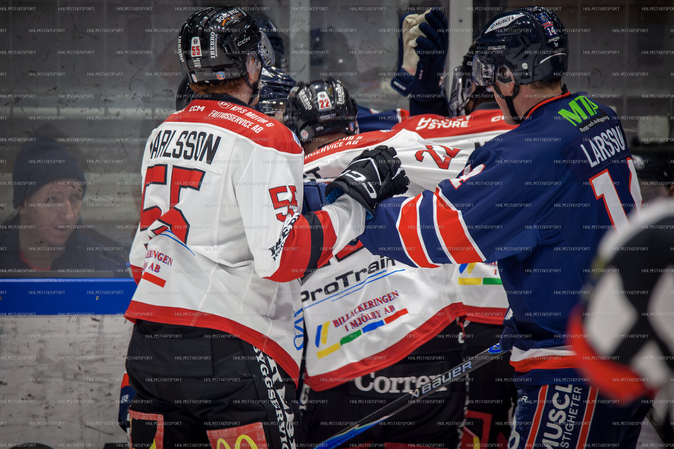 Halmstad Hammers - Mjölby HC · Foto: Halmstadsport