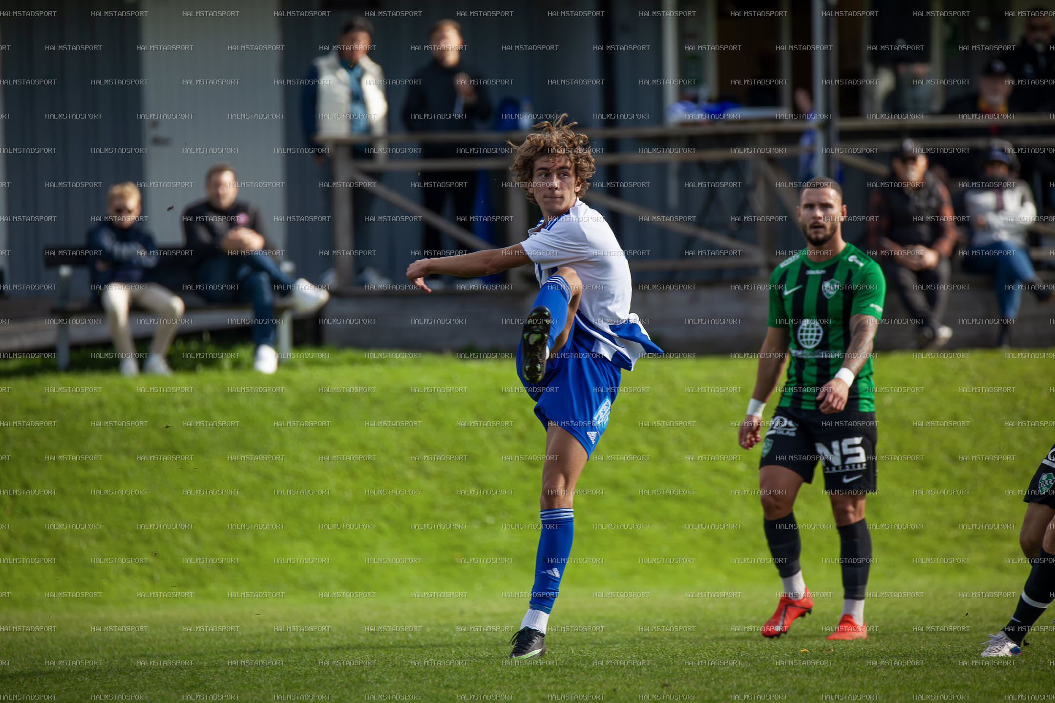 IF Centern - Högaborgs BK · Foto: Halmstadsport