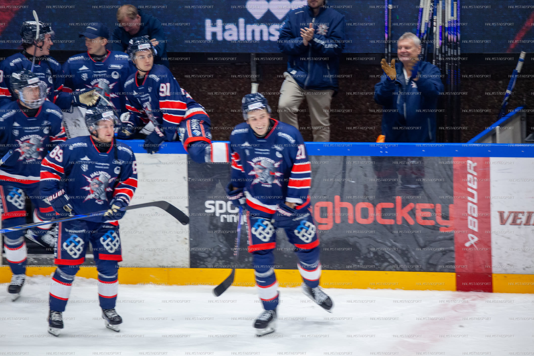 Halmstad Hammers - Västerviks IK · Foto: Halmstadsport